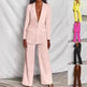 Fashion Business Women's Clothing Long Sleeve Trousers Suit - EX-STOCK CANADA