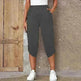Fashion Cropped Trousers With An Elasticated Waist Women - EX-STOCK CANADA