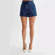 Fashion Denim Suit Summer Casual Sleeveless Button Vest Top And High Waist Shorts Set For Women - EX-STOCK CANADA