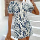 Fashion Fig Random Baroque Printed Guplay Lace Jumpsuit - EX-STOCK CANADA