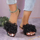 Fashion Flower Flat Slippers For Women - EX-STOCK CANADA