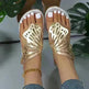 Fashion Hollow Butterfly Flip-Flops Summer Sandals For Women Casual Beach Shoes New Low Heel Flat Slides Slippers - EX-STOCK CANADA