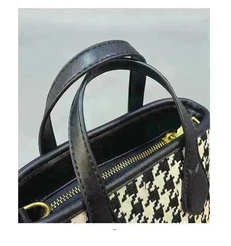 Fashion Houndstooth Single-shoulder Messenger Bag for Women - EX-STOCK CANADA