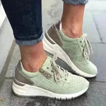 Fashion Lace-up Sneakers Women Cozy Thick-soled Sports Sneakers Shoes foe women - EX-STOCK CANADA