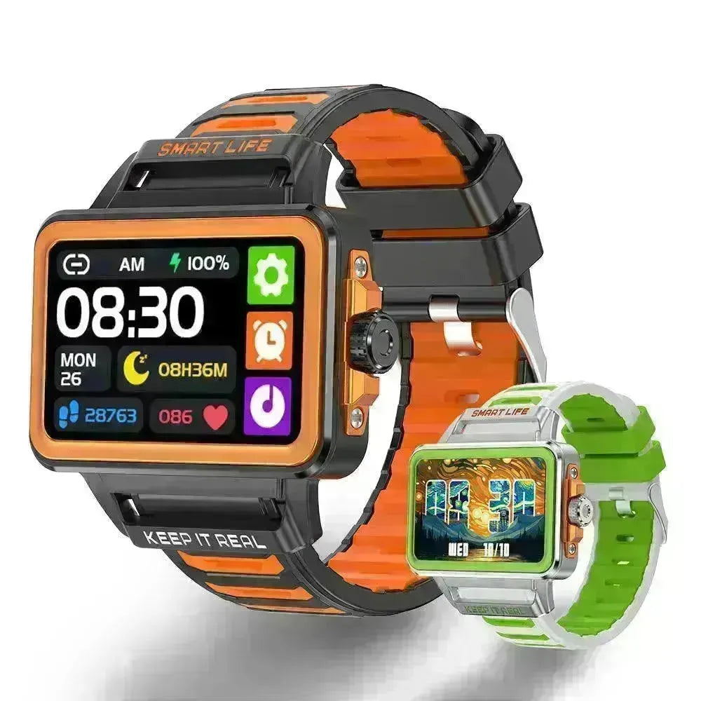 Fashion Personalized Style Smart Watch TFT HD Square Screen Smart Watch for Men - EX-STOCK CANADA