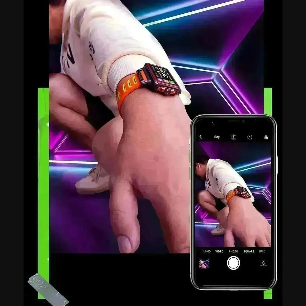 Fashion Personalized Style Smart Watch TFT HD Square Screen Smart Watch for Men - EX-STOCK CANADA
