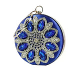 Fashion Rhinestone Diamond Silk Women's Hand Bag Dinner Wedding Party Clutch Bag Dress Bag - EX-STOCK CANADA