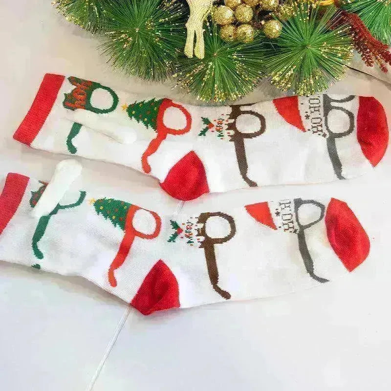 Fashion Simple Magnetic Christmas Socks For Men And Women - EX-STOCK CANADA