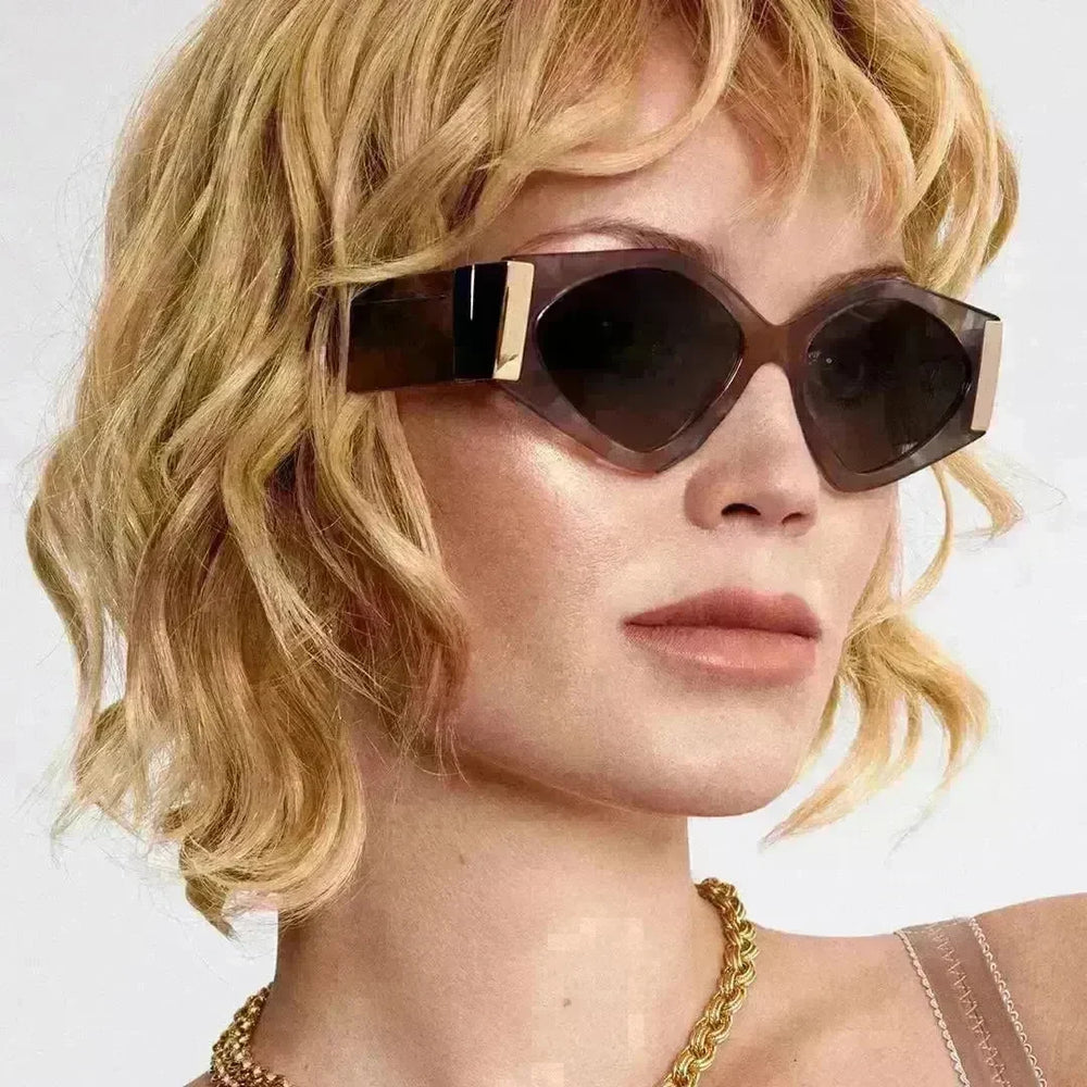 Fashion Small Frame Cat Eye Female Sunglasses - EX-STOCK CANADA