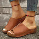 Fashion Solid Wedges Sandals Summer Casual Peep-toe Slippers Outdoor Thick Sole Heightening Slides Shoes Women - EX-STOCK CANADA