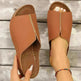 Fashion Solid Wedges Sandals Summer Casual Peep-toe Slippers Outdoor Thick Sole Heightening Slides Shoes Women - EX-STOCK CANADA