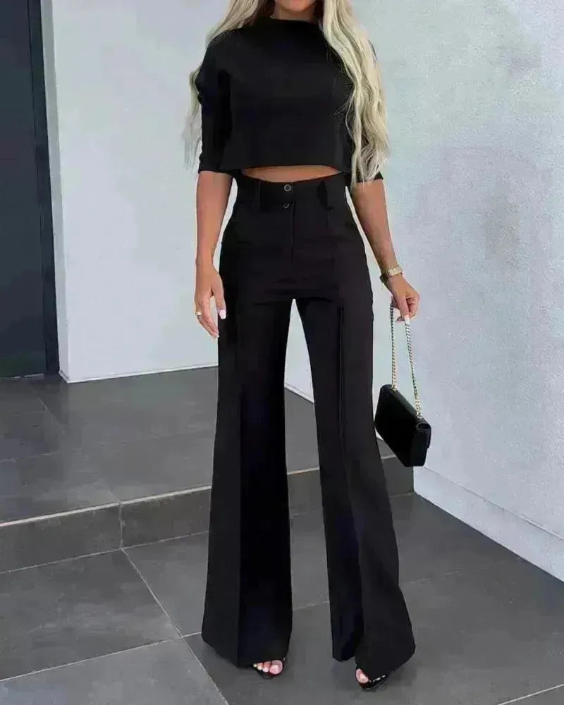Fashion Tops High Waist Wide Leg - EX-STOCK CANADA