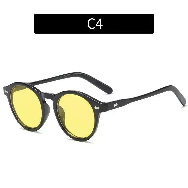 Fashion Vintage Round Frame Sunglasses - EX-STOCK CANADA