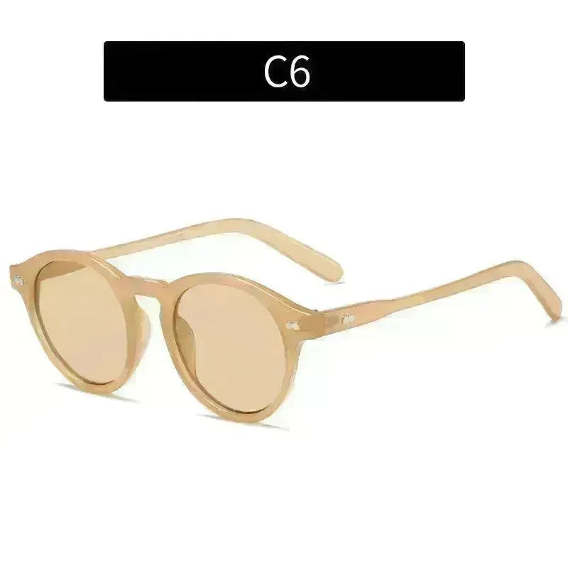 Fashion Vintage Round Frame Sunglasses - EX-STOCK CANADA