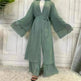 Fashionable Arab Cardigan Chiffon Robe - EX-STOCK CANADA