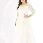Fashionable Long sleeve Lace maxi Dress for Arab Dubai Turkey Middle Eastern Women - EX-STOCK CANADA