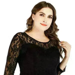 Fashionable Long sleeve Lace maxi Dress for Arab Dubai Turkey Middle Eastern Women - EX-STOCK CANADA