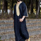 Fashionable Men's Long Shirt Black Arab Robe - EX-STOCK CANADA