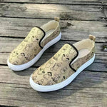 Fashionable Round Toe Casual Women's Sports Breathable Non-slip loafers Shoes for Women cover shoe - EX-STOCK CANADA
