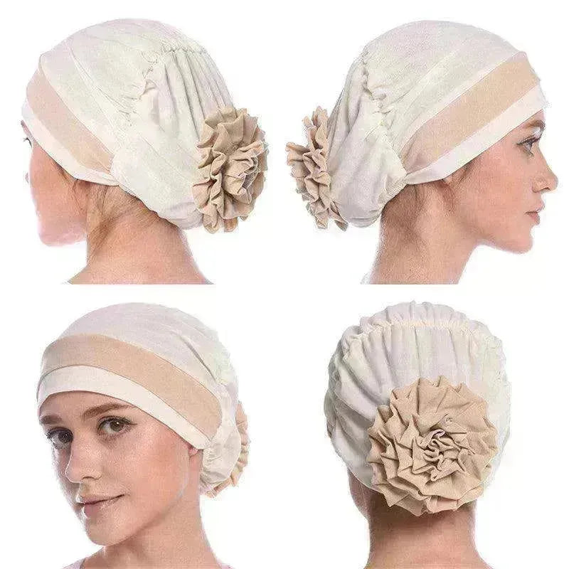 Fashionable Women's Double Color Board Bead Caps - EX-STOCK CANADA