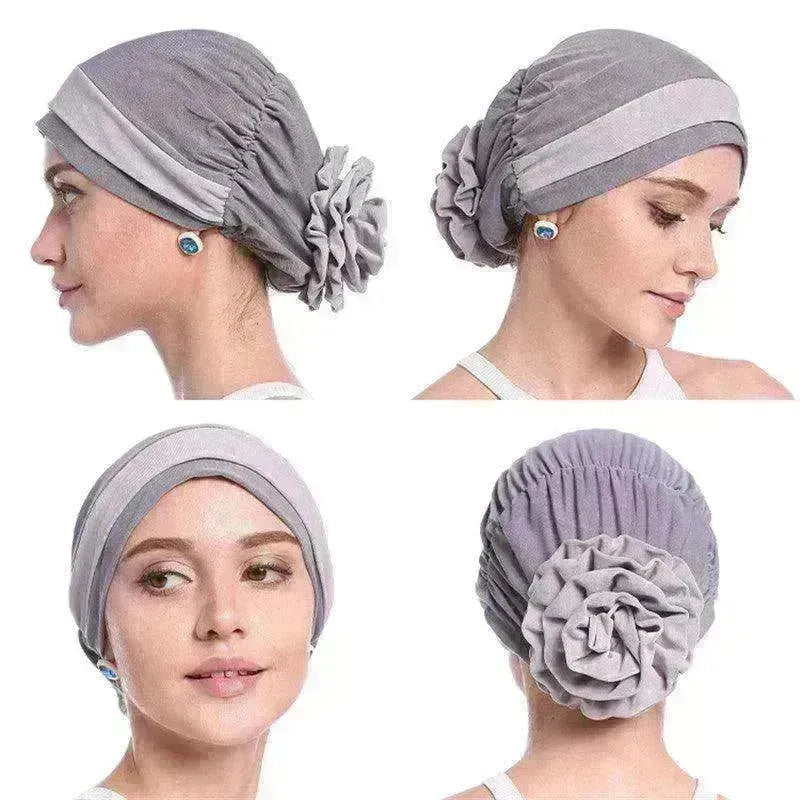Fashionable Women's Double Color Board Bead Caps - EX-STOCK CANADA