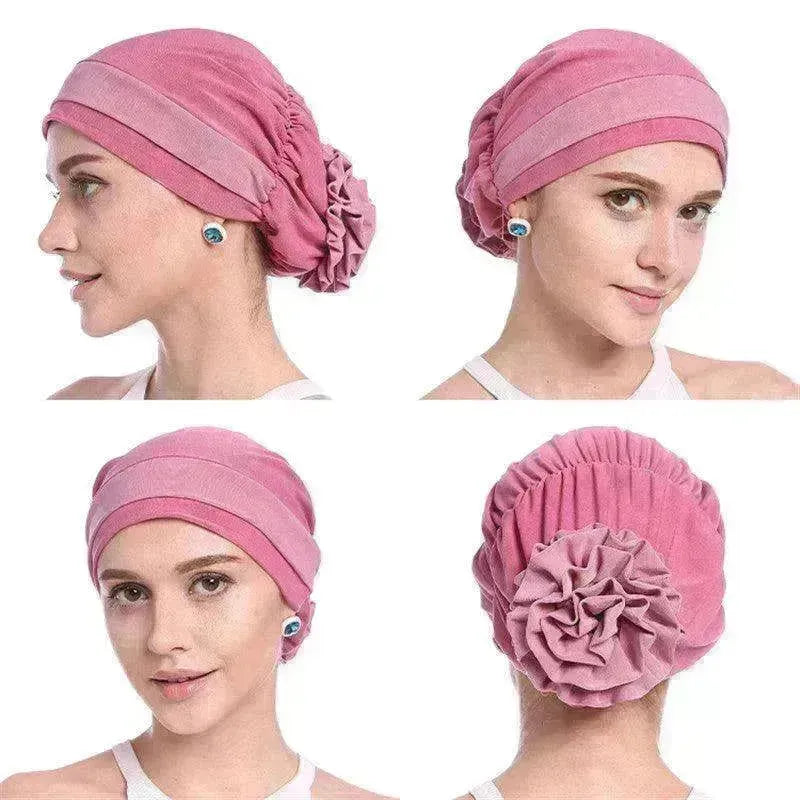 Fashionable Women's Double Color Board Bead Caps - EX-STOCK CANADA
