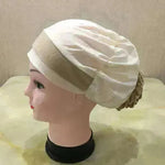 Fashionable Women's Double Color Board Bead Caps - EX-STOCK CANADA