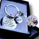 Father's Day I'll Always Be Your Little Girl Stainless Steel Keychain - EX-STOCK CANADA