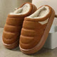Fashion Solid Plush Slipper Winter Warm Indoor Floor Bedroom Home Slippers For Couple Thick-soled House Shoes Women Men - EX-STOCK CANADA