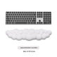 Keyboard wrist rest on a white background with product details.