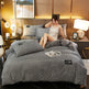 Flannel Double-sided Velvet Duvet Cover For Winter EX-STOCK Canada 