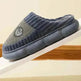 Plus Size Colorblock Plush Slippers For Women Men Winter Warm Home Slipper Indoor Thick-soled Fleece Shoes Couple - EX-STOCK CANADA