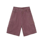 Men's Baggy Dad Shorts Jeans Denim Summer New Straight Wide-leg Workwear Denim Shorts  for Men Loose Leisure All-matching Shorts