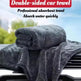 KLCB No-streak, No-scratch, No-water-stain Car Drying Towel Premium Microfiber Double-twist Pile With No Edge Design For Quick And Easy Drying EX-STOCK