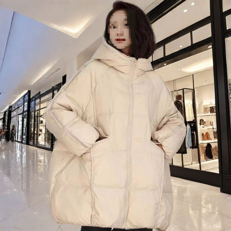 Plus-size Down Jacket In Anhui Red Casual Fashionable Extra-thick And Super Warm - EX-STOCK Canada