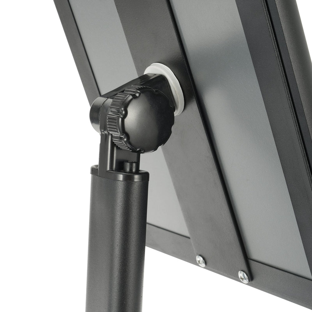Pedestal Sign Holder, 11 X 17 Inch Vertical And Horizontal Adjustable Poster Stand, Heavy-Duty Floor Standing Sign Holder With Metal Base For Display, Advertisement, And Outdoor, Black EX-STOCK
