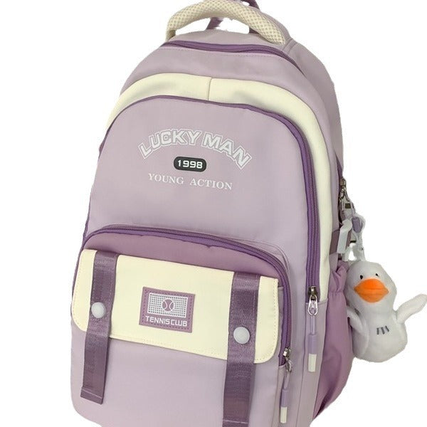 Special-interest Design Large Capacity Class Tutorial Play Backpack Good-looking All-match Backpack EX-STOCK