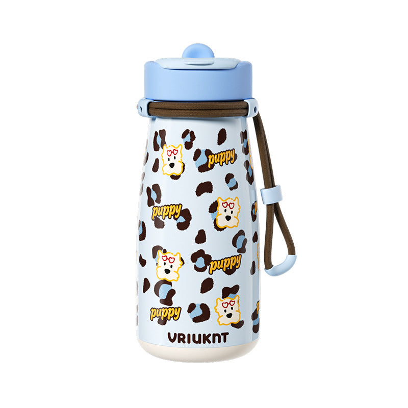Kids Insulated Stainless Steel Thermos Cup 650ml – Cute Cartoon Design for School | 6 Colours