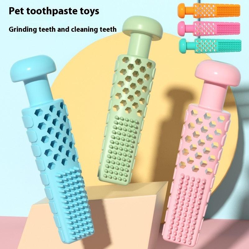 Pet Toy Supplies Toothpaste-type Gnawing Toy TPR Stick Relieving Stuffy Molars 