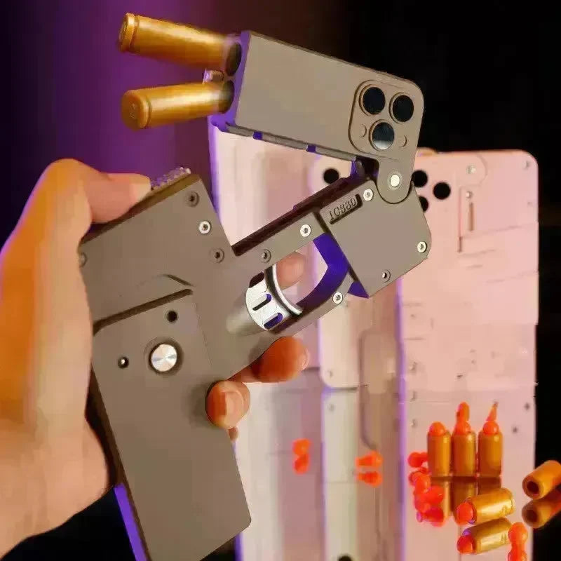 mobile phone shape folding soft bullet gun toy - EX-STOCK CANADA