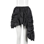 Street Cool Trendy Wrinkle Elastic Waist Irregular Loose Skirt - EX-STOCK CANADA