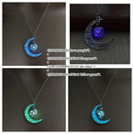 Glowing Pendant Necklaces Silver Plated Chain Necklaces EX-STOCK