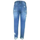 Ripped Slim Fit Baggy Jeans Pant For Women - EX-STOCK CANADA