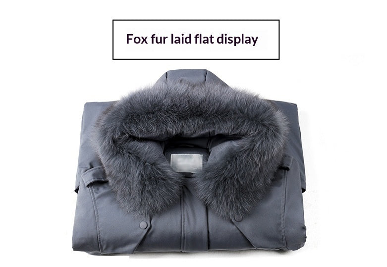 Parker Big Fur Collar Down Jacket Women - EX-STOCK Canada