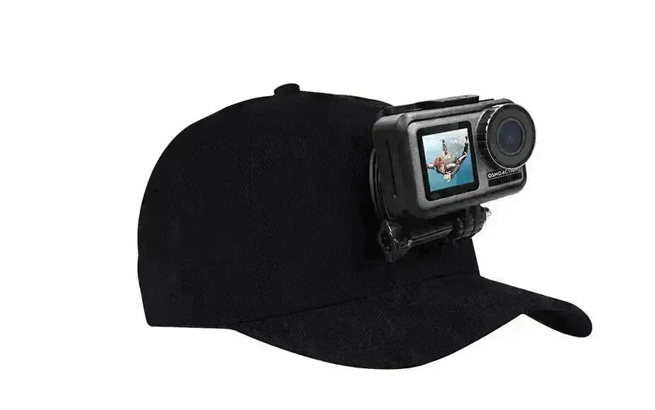 Canvas Sun Hat Cap Cycling Hiking Golfing Fishing For Sports Action Cam Camera EX-STOCK