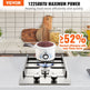 Gas Cooktop 12 Inch, Max 12250BTU 2 Burners Built-in Stainless Steel Gas Stove Top, LPG NG Convertible Dual Fuel Natural Gas Hob With Thermocouple Protection EX-STOCK