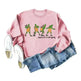 Women's Christmas Printed Long Sleeved  Pullover Sweatshirt - EX-STOCK CANADA