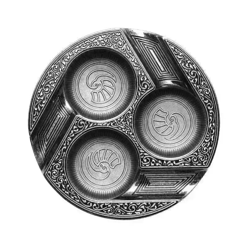 Three-slot Retro Metal Easy-to-clean Cigar Ashtray - EX-STOCK CANADA