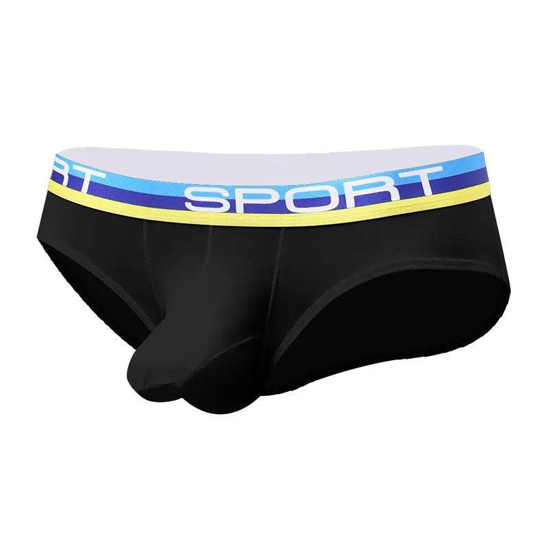 Seide Schnell trocknende Atmungsaktive Ballbeutel-Slips mit Beutel Unterwäsche für Männer. EX-STOCK CANADA
