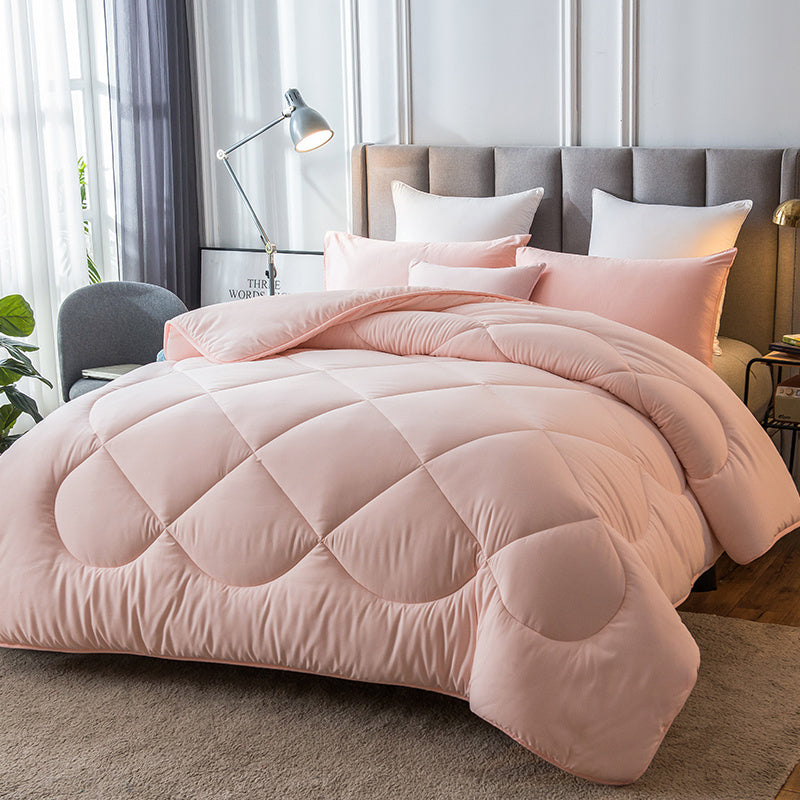 Simple Style Embroidered Skin-friendly Down Velvet Duvet EX-STOCK Canada 